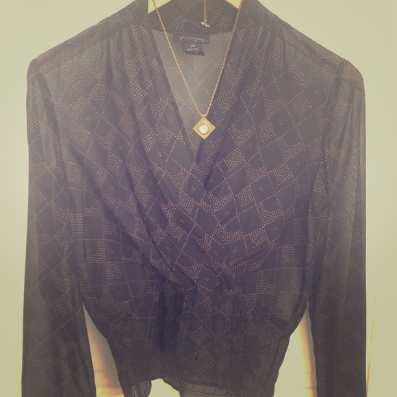 The Limited Silk Wrap Top 💋