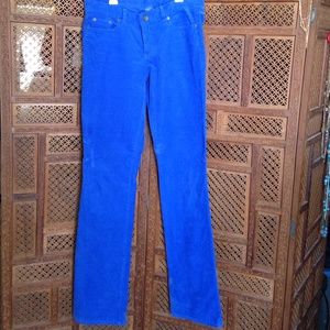 30Tall J Crew blue Corduroys