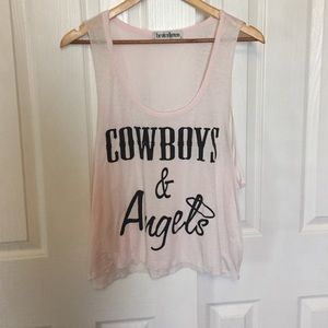 BrokeDown Cowboys & Angels tank