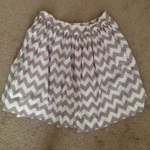 Chevron skirt