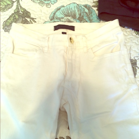 Skinny white denim Juicy couture jean