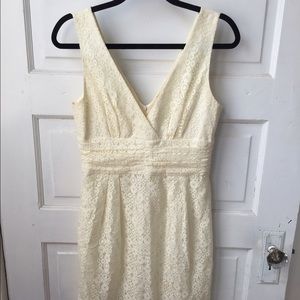 Trina Turk Size 6 Cream Geralyn Dress