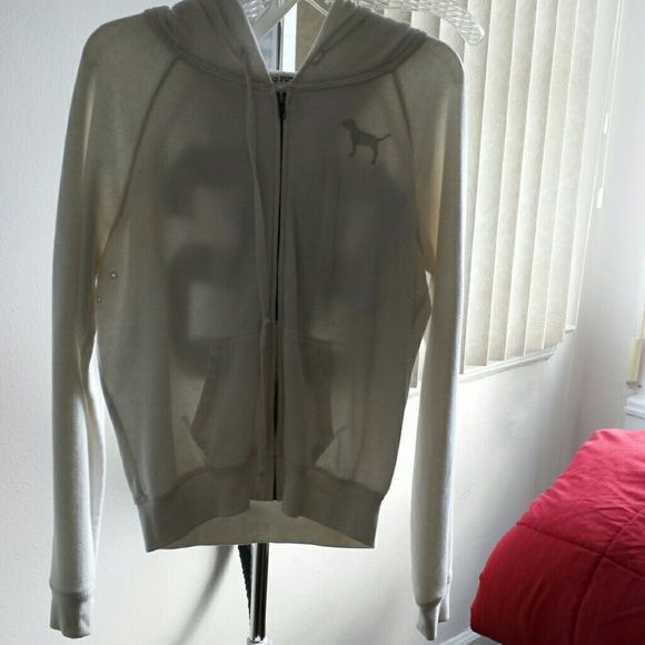 Victoria's Secret Sweaters - WhiteHoodie