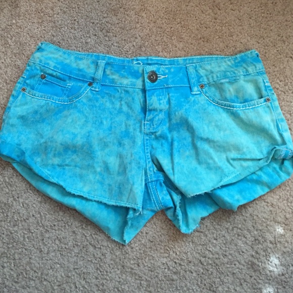 Revolution by Revolt Blue/Teal/Turquoise Shorts - Picture 1 of 2