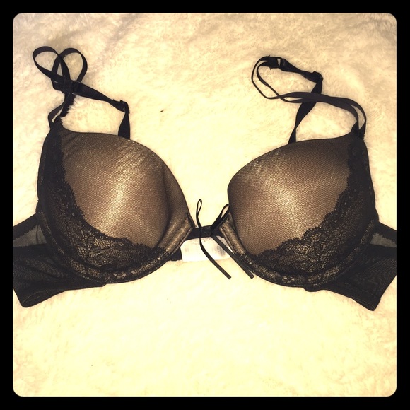 Sexy black lace bra