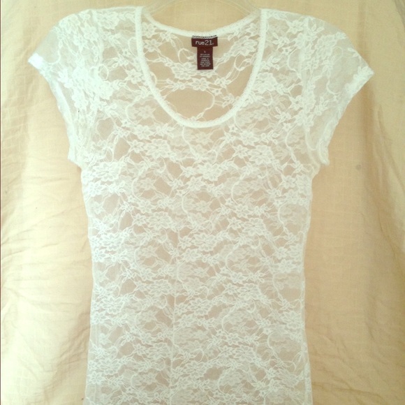 Beautiful White Lace Shirt