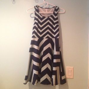 Chevron Printed Dress