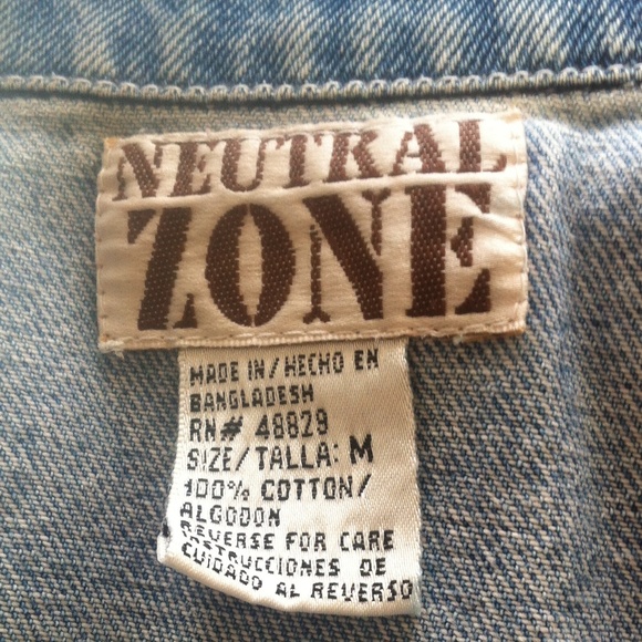 Neutral Zone Denim Vest - Picture 3 of 3
