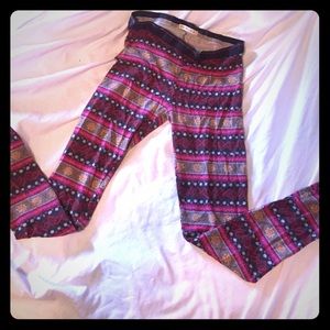 Alternative colorful leggings