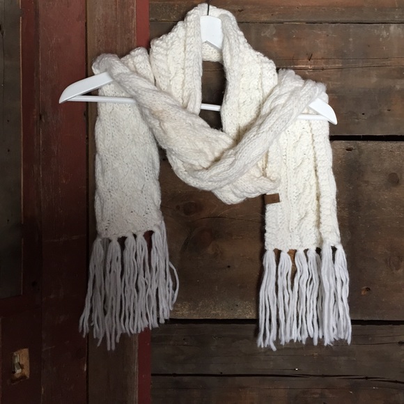 Cream Fossil Scarf