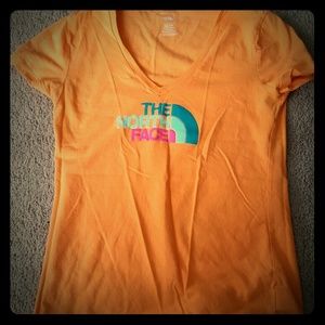 The north face V-neck t shirt