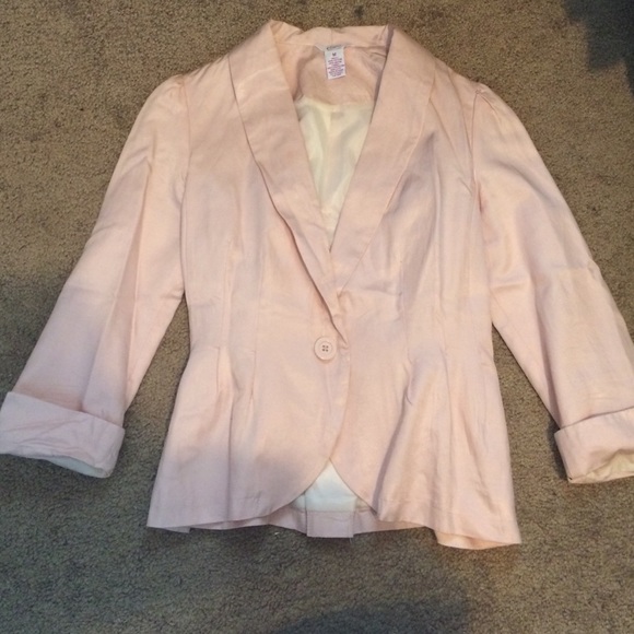 Light pink blazer