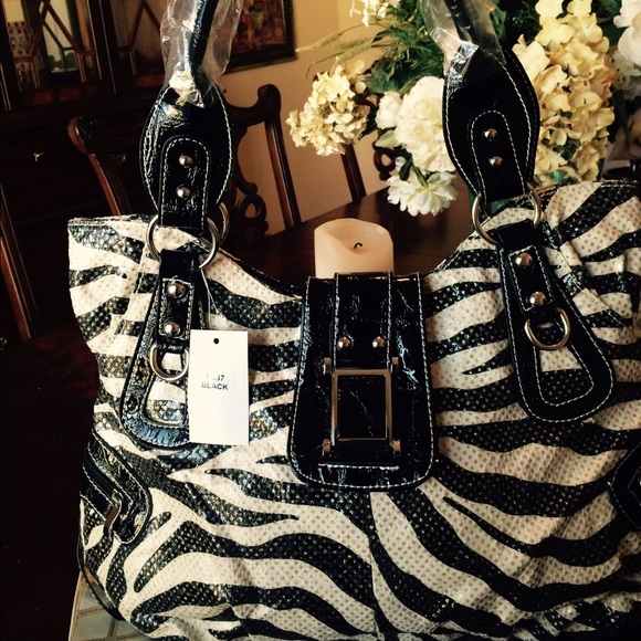 The Zebra Shoulder Handbag