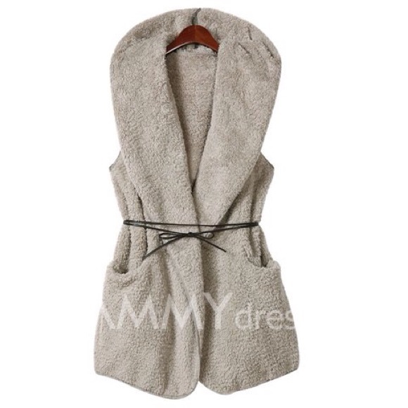 Designer Vest with belt