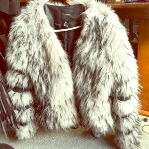 FAUX FUR WARM COAT
