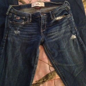 Hollister jeans and VS Pink top