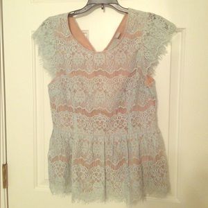 Anthropologie Peplum Top