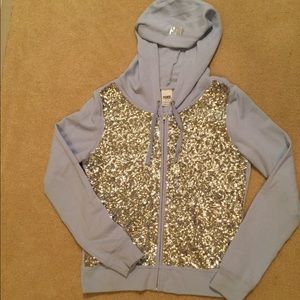 Victoria's Secret Pink full zip hoodie. SzM