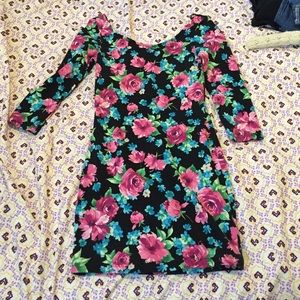 Floral tight dress