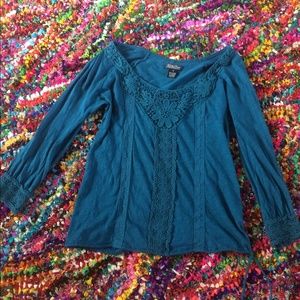 Lucky torquoise top size xs