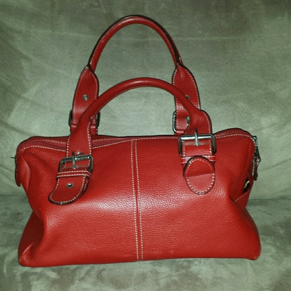 tignanello red purse
