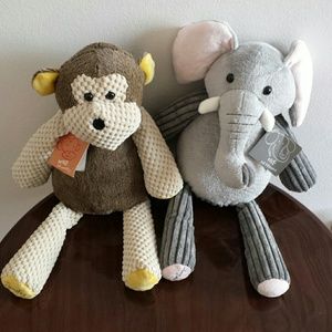 Scentsy elephant and monkey