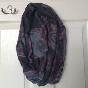Multi color and pattern infinity scarf