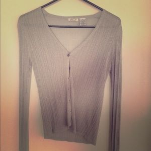 Women's Arden B silver cardigan