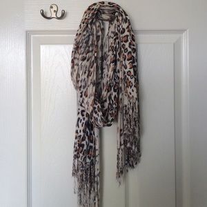 Cheetah Print Scarf