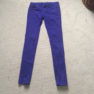 Purple skinny jeans. RARE