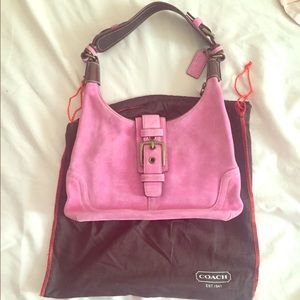Pink Coach Bag. Has original dust bag included.