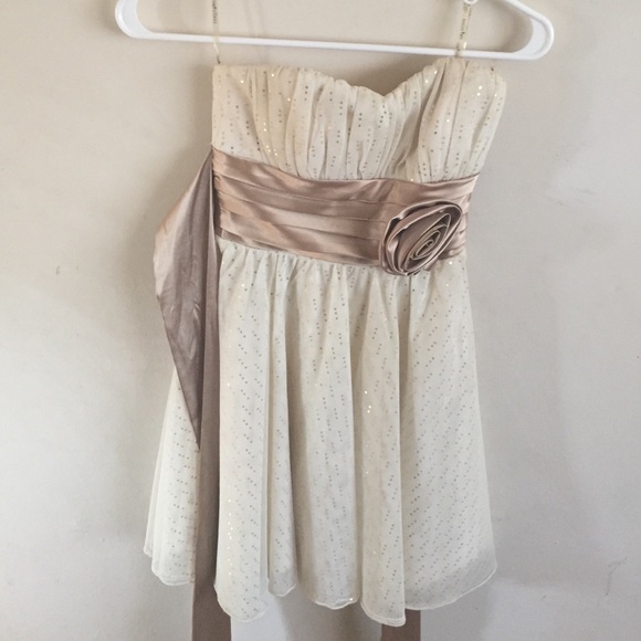 Cream and Gold dress!