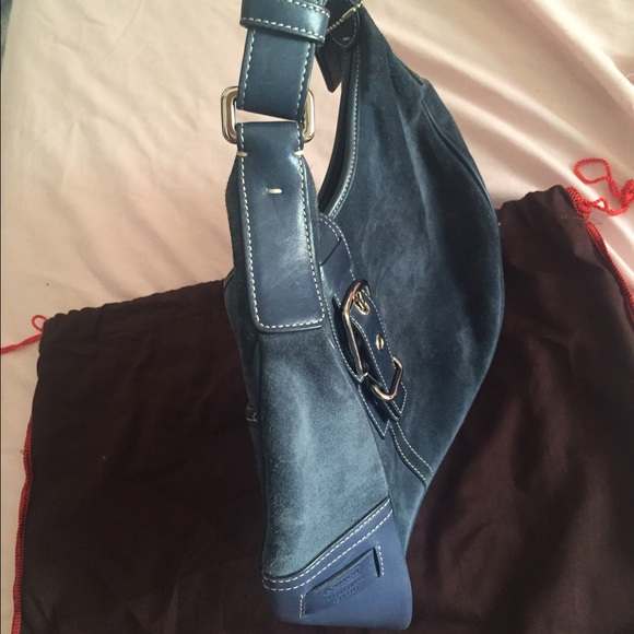 Blue Coach Shoulder Bag - Picture 2 of 3