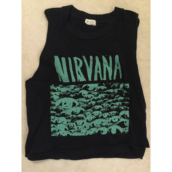 Brandy Melville nirvana muscle tee