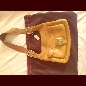 Tan Leather Coach Bag