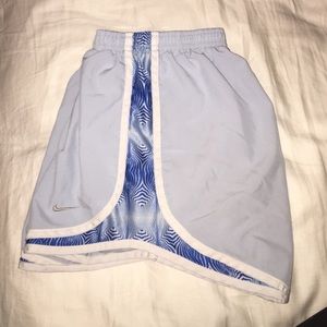 Light blue and chevron Nike shorts