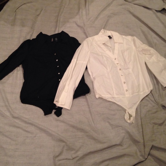 Black and white bodysuit