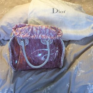 Rose colored Dior bag. Must have for summer!