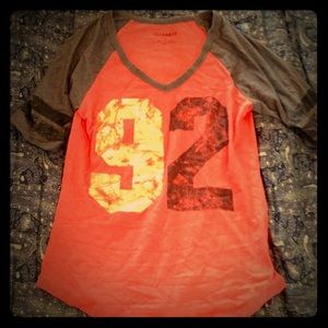 Orange Raglan T Shirt, excellent condition
