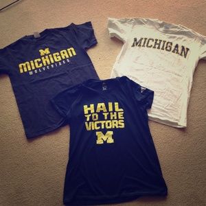 SOLD! University of Michigan Tshirt bundle