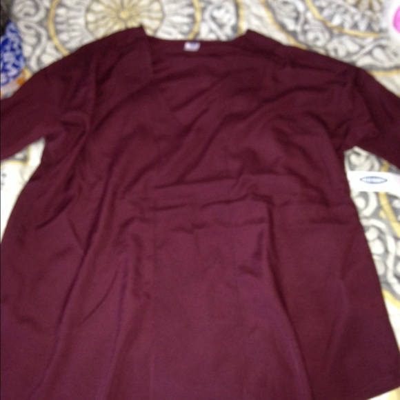Maroon v neck dress shirt
