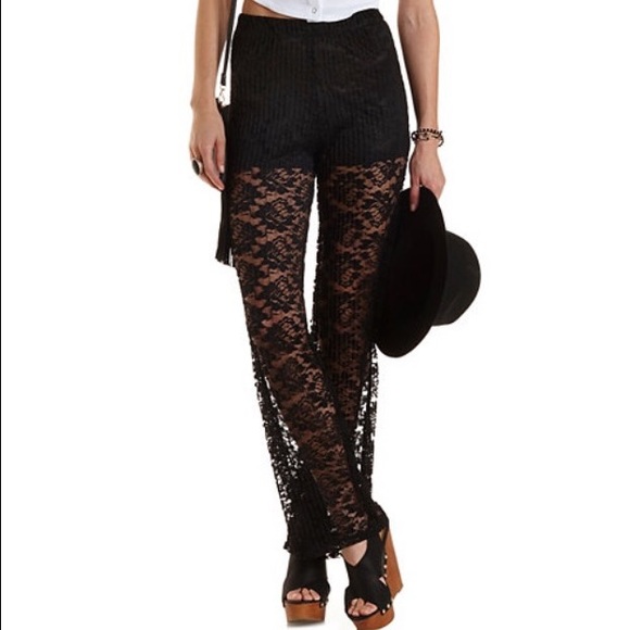 NWT Boho Chic Charlotte Russe Lace Pants