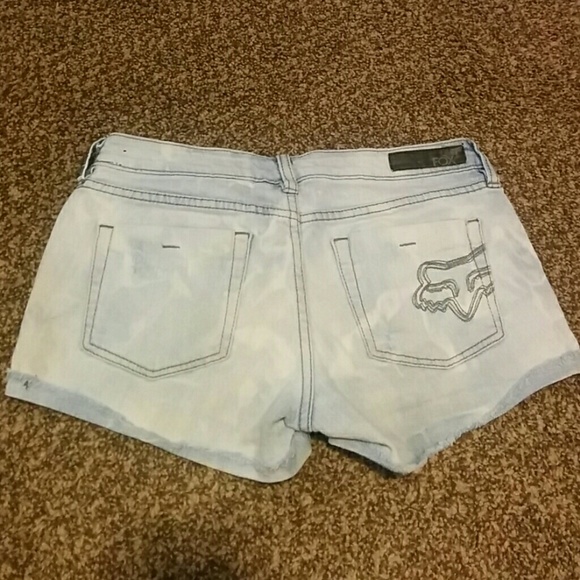 Fox Pants - Fox Acid Washed Shorts