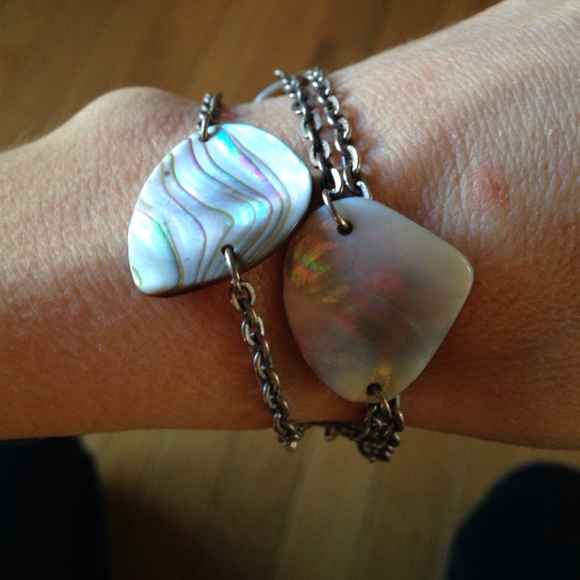Abalone chain bracelet