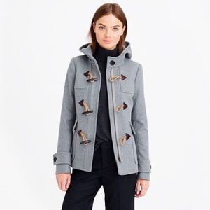 J. Crew classic duffle coat size 0 in grey