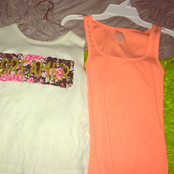 (BUNDLE) Forever 21 DREAMER crop top&OLD NAVY tt
