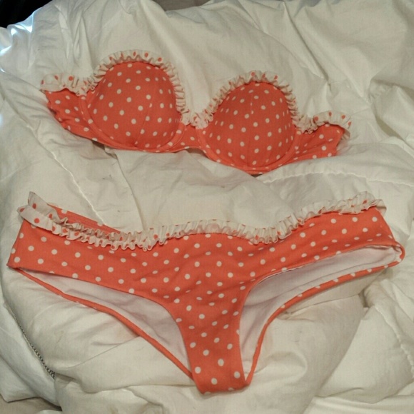 Victorias Secret strapless swim suit