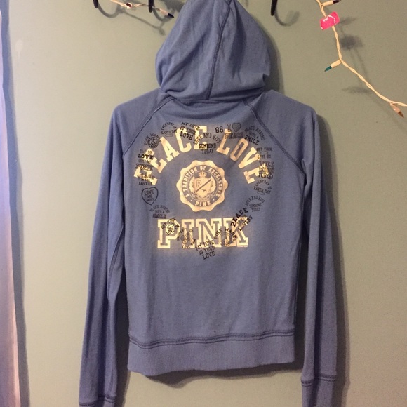 vs pink blue zip up - Picture 2 of 4