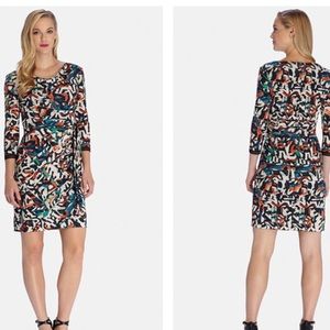 Tahari multi colored dress