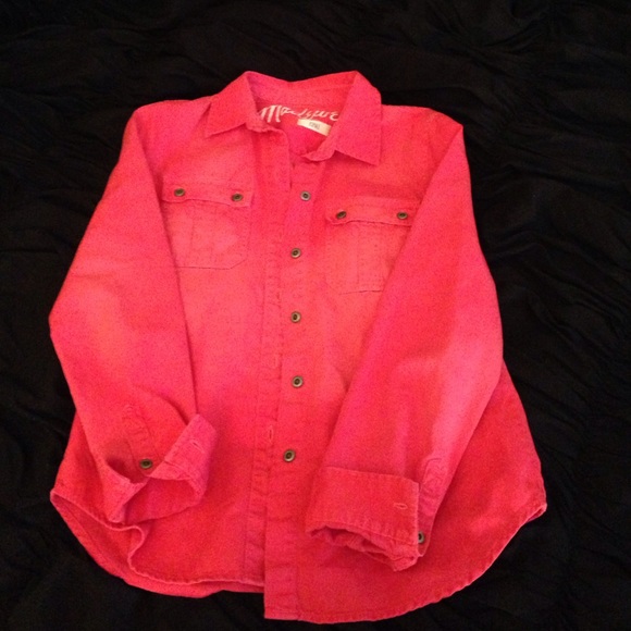 Madewell cargo button up top